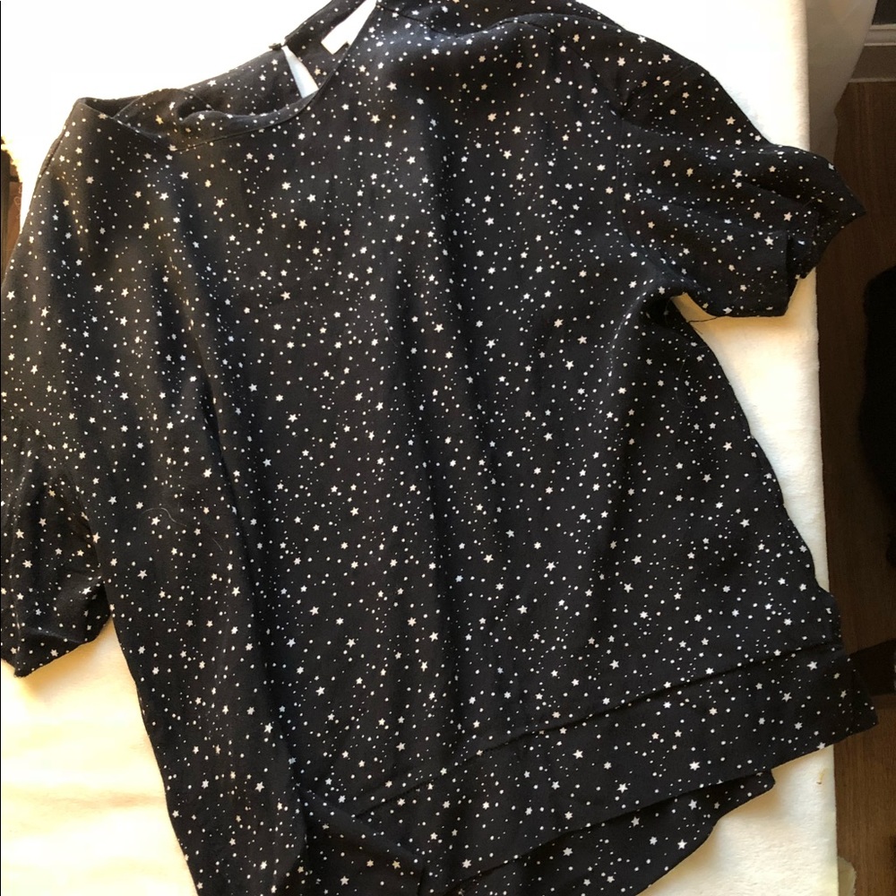 Boxy Star Pattern Blouse
